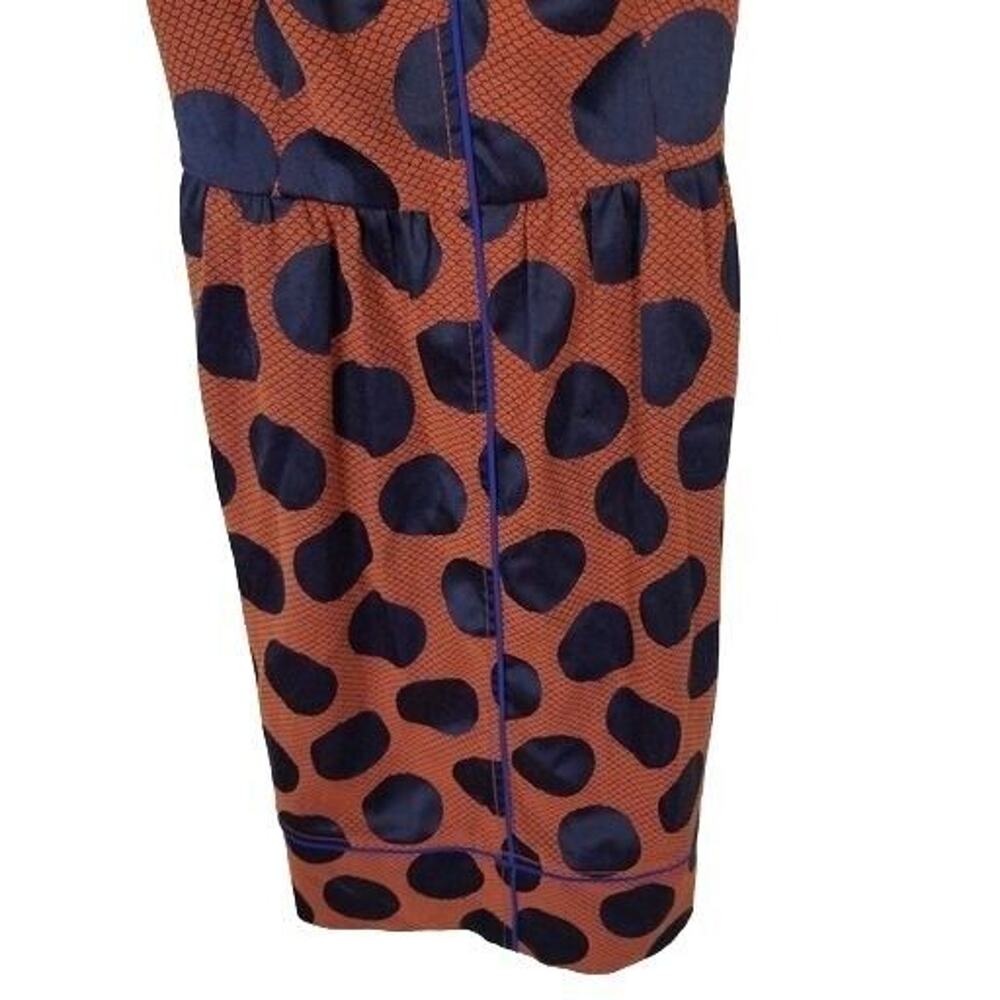 Anthropologie Maeve Womens Rokin Polka Dot Sheath Dress Size 0 Classic Boho - Picture 4 of 10